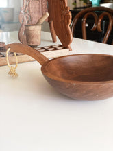 Load image into Gallery viewer, Mid Century Modern Mort N. Marton Canadian Birch Wood Bowl with Handle
