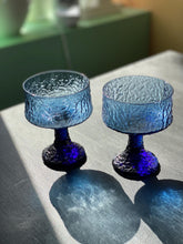 Load image into Gallery viewer, Blue Lenox Impromptu Coupe Glasses / Dessert Cups
