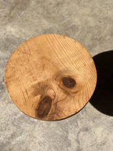 Load image into Gallery viewer, Small Round Vintage Wooden Table / Stand / Stool
