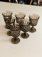 Load image into Gallery viewer, Vintage Glass Goblet Set
