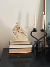 Load image into Gallery viewer, Vintage Una and the Lion Off White Bisque Ceramic Sculpture
