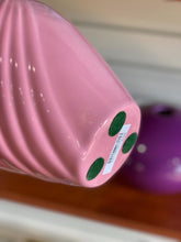 Load image into Gallery viewer, 90s Post Modern Pink Porcelain Vase / Vessel
