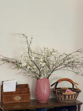 Load image into Gallery viewer, Large Pink Mauve Haeger Style Porcelain Ceramic Vase - Post Modern Art Deco Style
