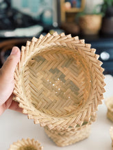 Load image into Gallery viewer, Woven Seagrass Straw Nesting Baskets - Set of 11
