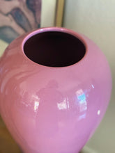 Load image into Gallery viewer, Large Royal Haeger Mauve Pink Porcelain Flower Vase - Post Modern Art Deco Style
