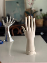 Load image into Gallery viewer, Vintage White Porcelain Ceramic Hand Mold Sculpture
