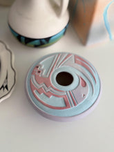 Load image into Gallery viewer, Native American Blue Pink Lavender Studio Ceramic Pottery Vessel / Vase
