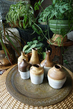 Load image into Gallery viewer, Two Toned Vintage Ceramic Vessels Studio Pottery Collection - Set of 6
