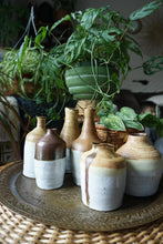 Load image into Gallery viewer, Two Toned Vintage Ceramic Vessels Studio Pottery Collection - Set of 6
