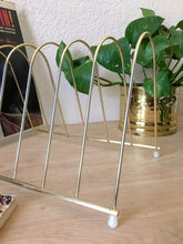 Load image into Gallery viewer, Vintage Gold Chrome Metal Wire Sorter / Organizer / Holder
