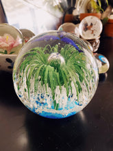 Load image into Gallery viewer, Large Ocean Sealife Glass Orb Paperweight - Murano Style Blown Glass Art
