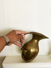 Load image into Gallery viewer, Vintage Solid Brass Metal Pitcher
