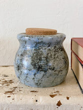 Load image into Gallery viewer, Ceramic &quot;Kisses for Grandma&quot; Cork Lidded Jar / Vase / Pot - Studio Pottery
