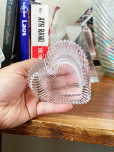 Load image into Gallery viewer, Small Mikasa Crystal Heart Shaped Dish / Catch All / Trinket Box
