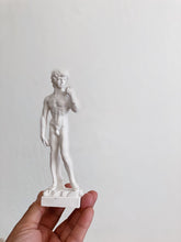 Load image into Gallery viewer, Small Michelangelo David White Plaster Mold Figurine
