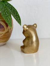 Load image into Gallery viewer, Solid Brass Teddy Bear Figurine Sculpture
