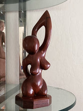 Load image into Gallery viewer, Figurative Guayacan Wood Sculpture - Tabletop Paperweight Statue Figurine
