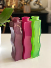 Load image into Gallery viewer, Vintage IKEA Squiggle Wavy Colored Glass Vase - Various Colors - Sold Separately
