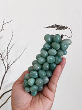 Load image into Gallery viewer, Blue Green Marble Onyx Grape Set of Two - Precious Stones Fruit Decor

