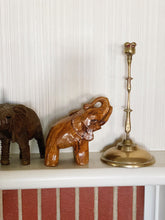 Load image into Gallery viewer, Vintage Solid Monkeypod Wood Carved Elephant Sculpture
