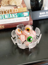 Load image into Gallery viewer, Vintage Scalloped Icicle Abstract Glass Candy Dish / Catch All Tray
