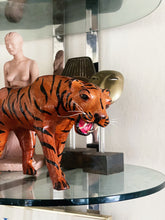 Load image into Gallery viewer, Leather Bengal Tiger Figurine Sculpture
