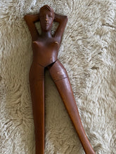 Load image into Gallery viewer, Carved Wooden Figurative Feminine Nutcracker
