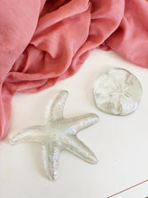 Load image into Gallery viewer, Iridescent Glass Marine Figurines - Starfish or Sand Dollar
