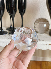 Load image into Gallery viewer, Vintage Mikasa Diamond Cut Crystal Glass Candleholder
