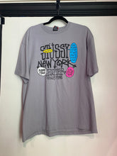 Load image into Gallery viewer, Vintage Gray Stüssy New York T-Shirt / 80s 90s 2000s Graphic Tee
