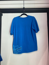 Load image into Gallery viewer, Vintage Stüssy Blue Skull T-Shirt / 80s 90s 2000s Graphic Tee
