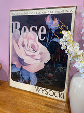 Load image into Gallery viewer, Vintage 1980s Wysocki Rose Print from the Exhibition of Botanical Prints
