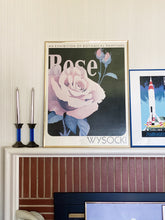 Load image into Gallery viewer, Vintage 1980s Wysocki Rose Print from the Exhibition of Botanical Prints
