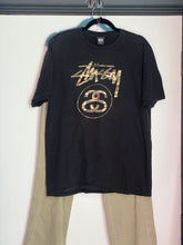 Load image into Gallery viewer, Vintage Stüssy Double S Camo Logo T-Shirt / 80s 90s 2000s Graphic Tee
