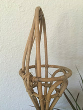 Load image into Gallery viewer, Large Vintage Bohemian Rattan Wicker Basket with Handles
